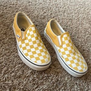 Yellow Slip on Vans